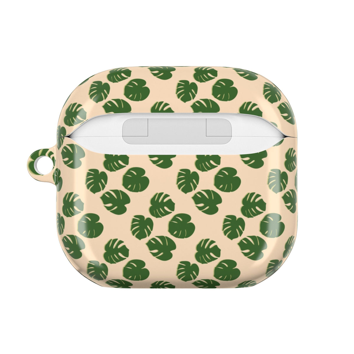 Monstera Pattern AirPod Case