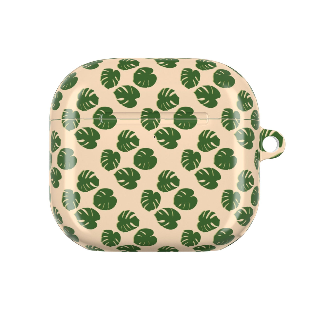 Monstera Pattern AirPod Case