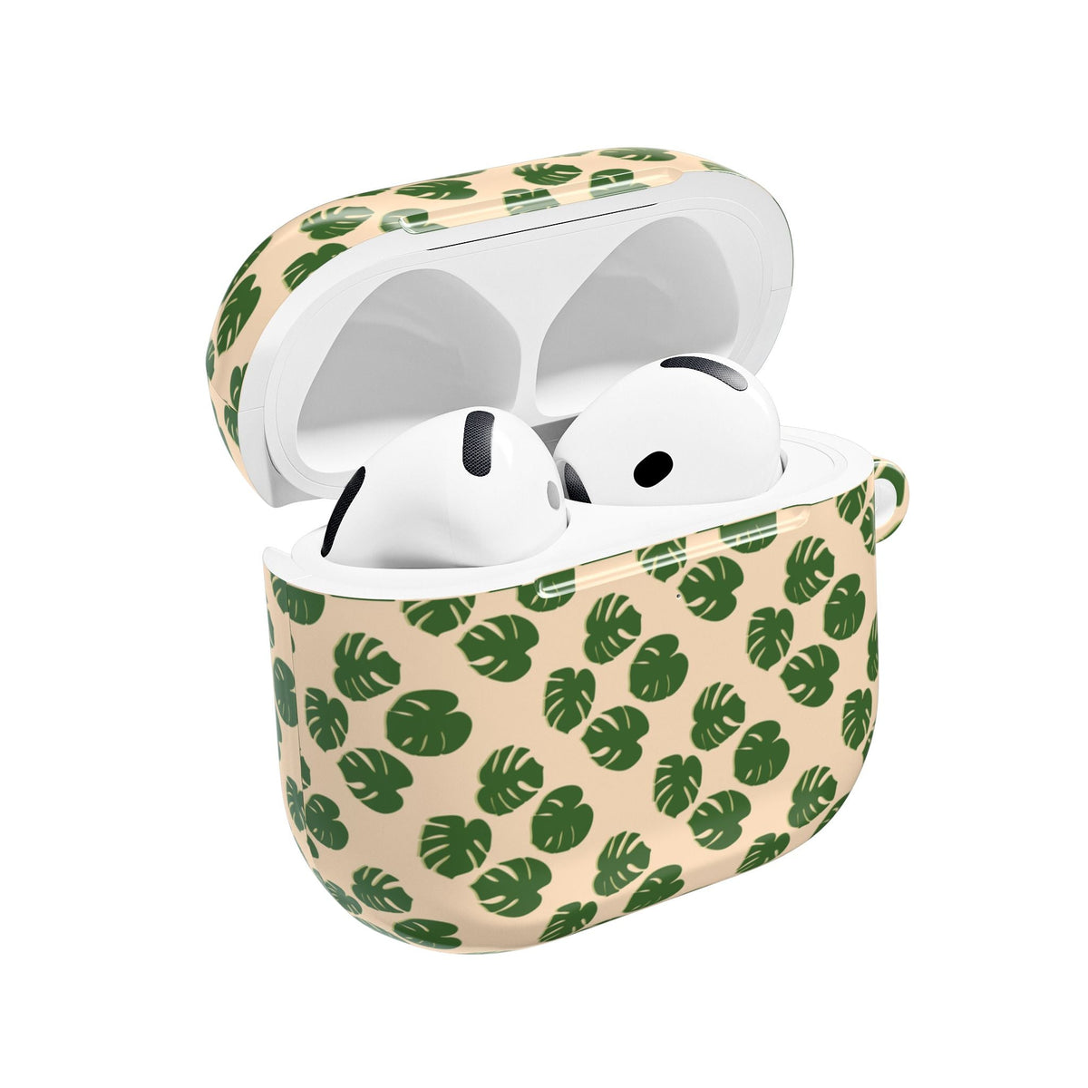 Monstera Pattern AirPod Case