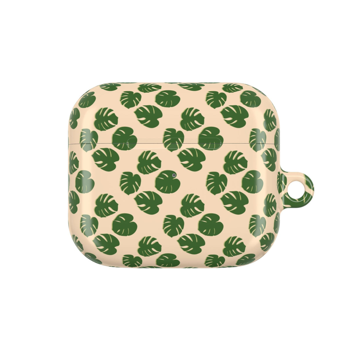 Monstera Pattern AirPod Case