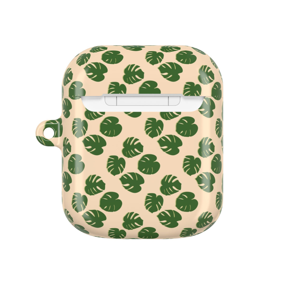 Monstera Pattern AirPod Case