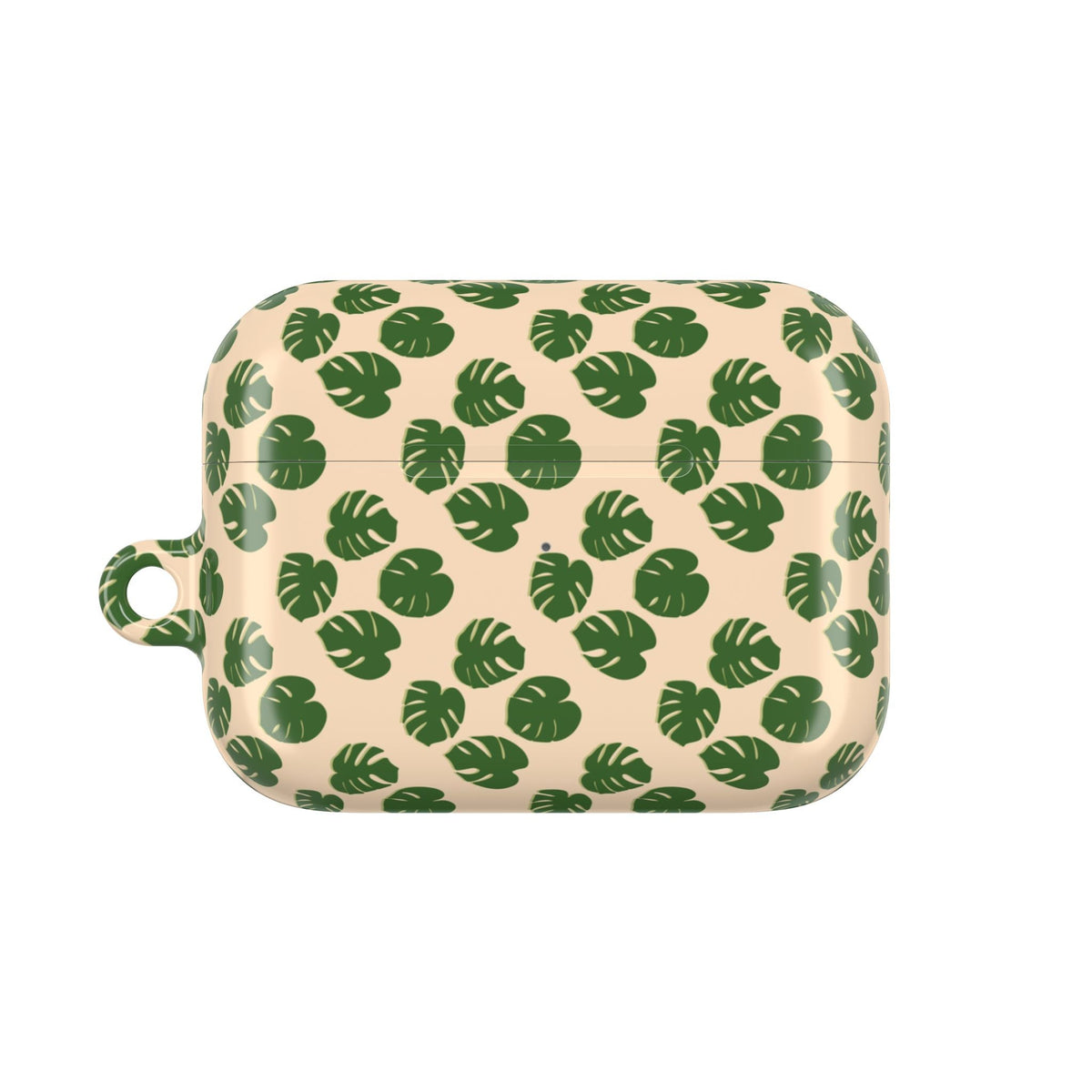 Monstera Pattern AirPod Case