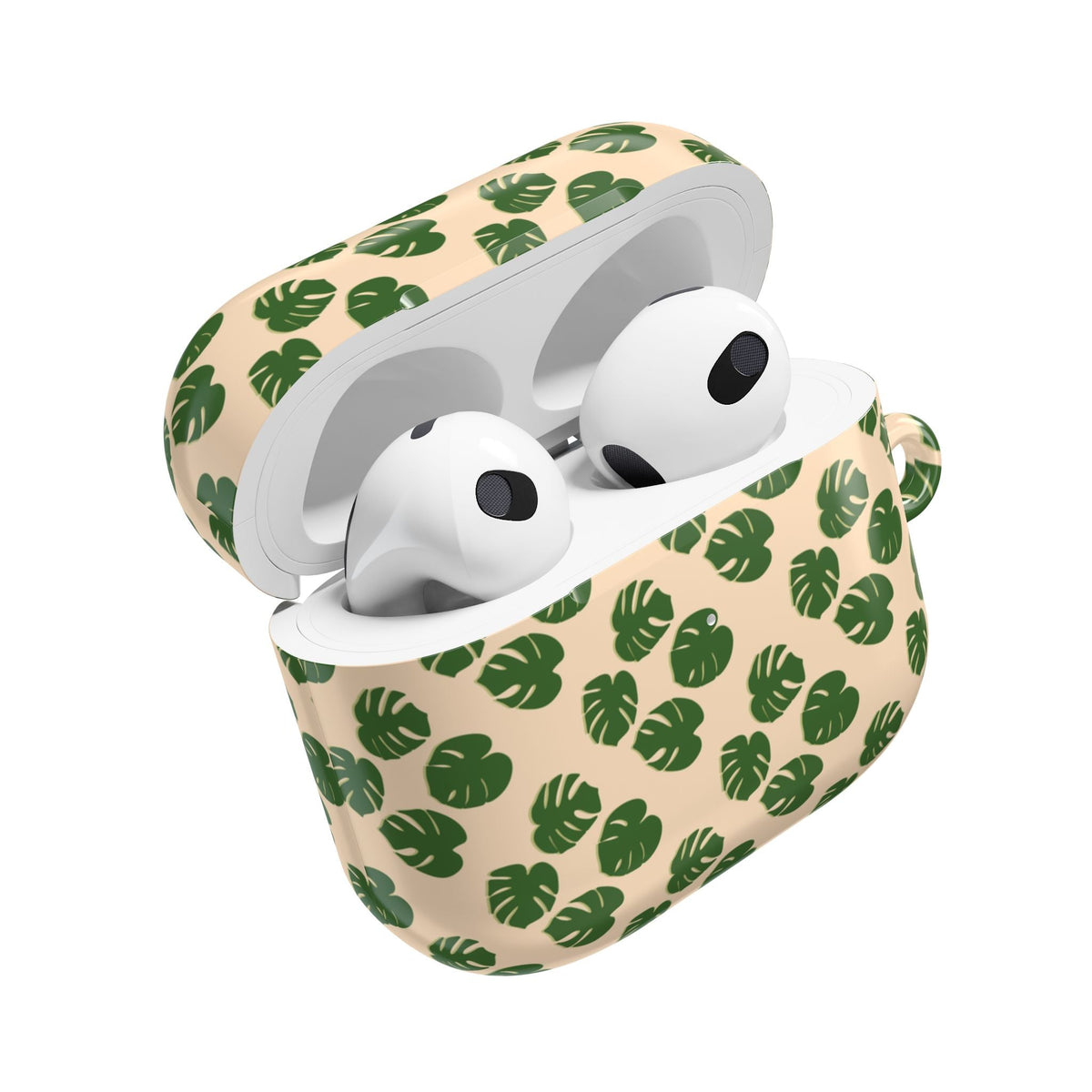 Monstera Pattern AirPod Case