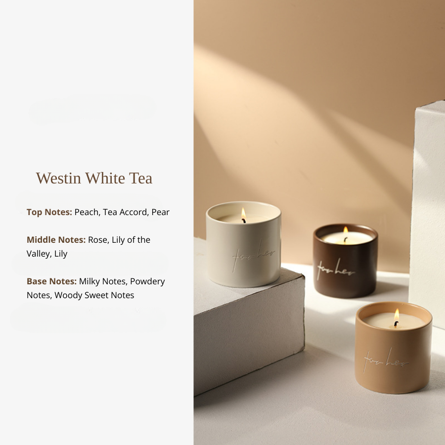 New Ceramic Mug Nordic Minimalist Style Premium Plant Essential Oil Scented Soy Wax Candle, Aromatherapy Scented Candle for Home Décor, Gift Decoration, Relaxing Ambience