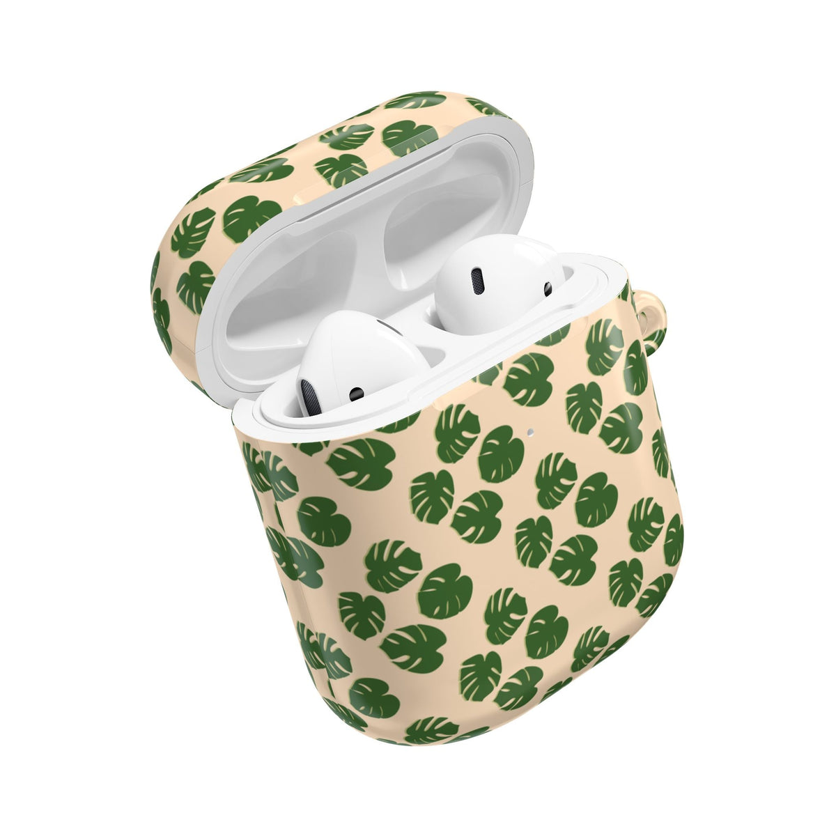 Monstera Pattern AirPod Case