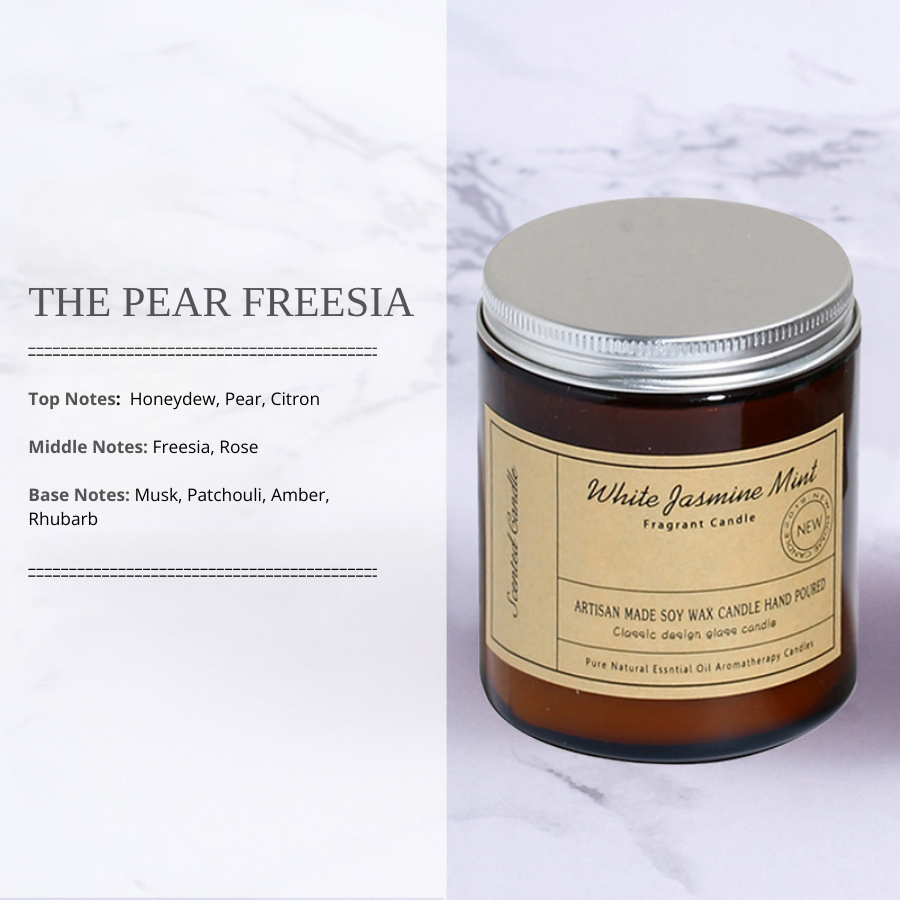 Smokeless Aromatherapy Scented Candle Handmade with Natural Soy Wax, Creative Glass Cup Tea Bottle Design, Decorative Home Aromatherapy Candle Cup for Living Room, Bedroom, and Gift